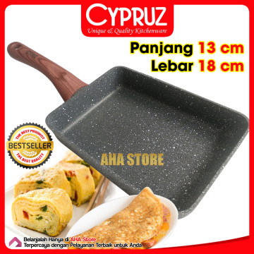 Cypruz Fry Pan Tamagoyaki Omelette Pan Wajan Omlet Kotak FP-0643