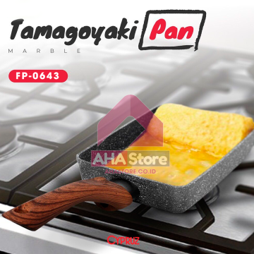 Cypruz Fry Pan Tamagoyaki Omelette Pan Wajan Omlet Kotak FP-0643