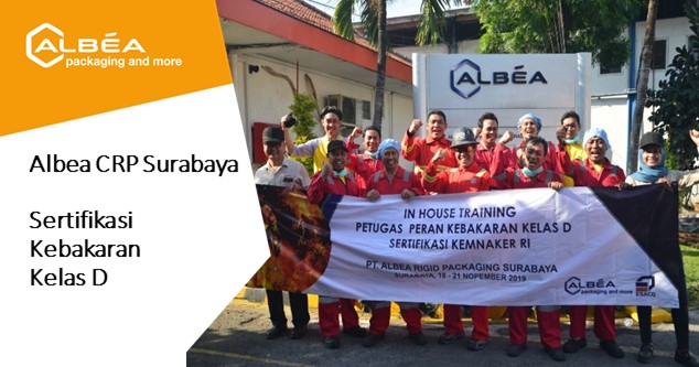 Sertifikasi Kebakaran Kelas D Albea CRP Surabaya image