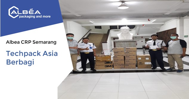 Albea CRP Semarang - Berbagi kepedulian mendukung kegiatan pemerintah memerangi Covid-19 image