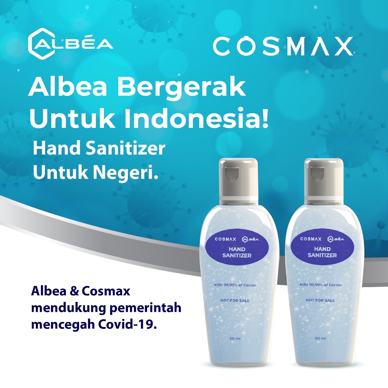 Albea Indonesia dan Cosmax Indonesia Hand Sanitizer untuk Negeri image