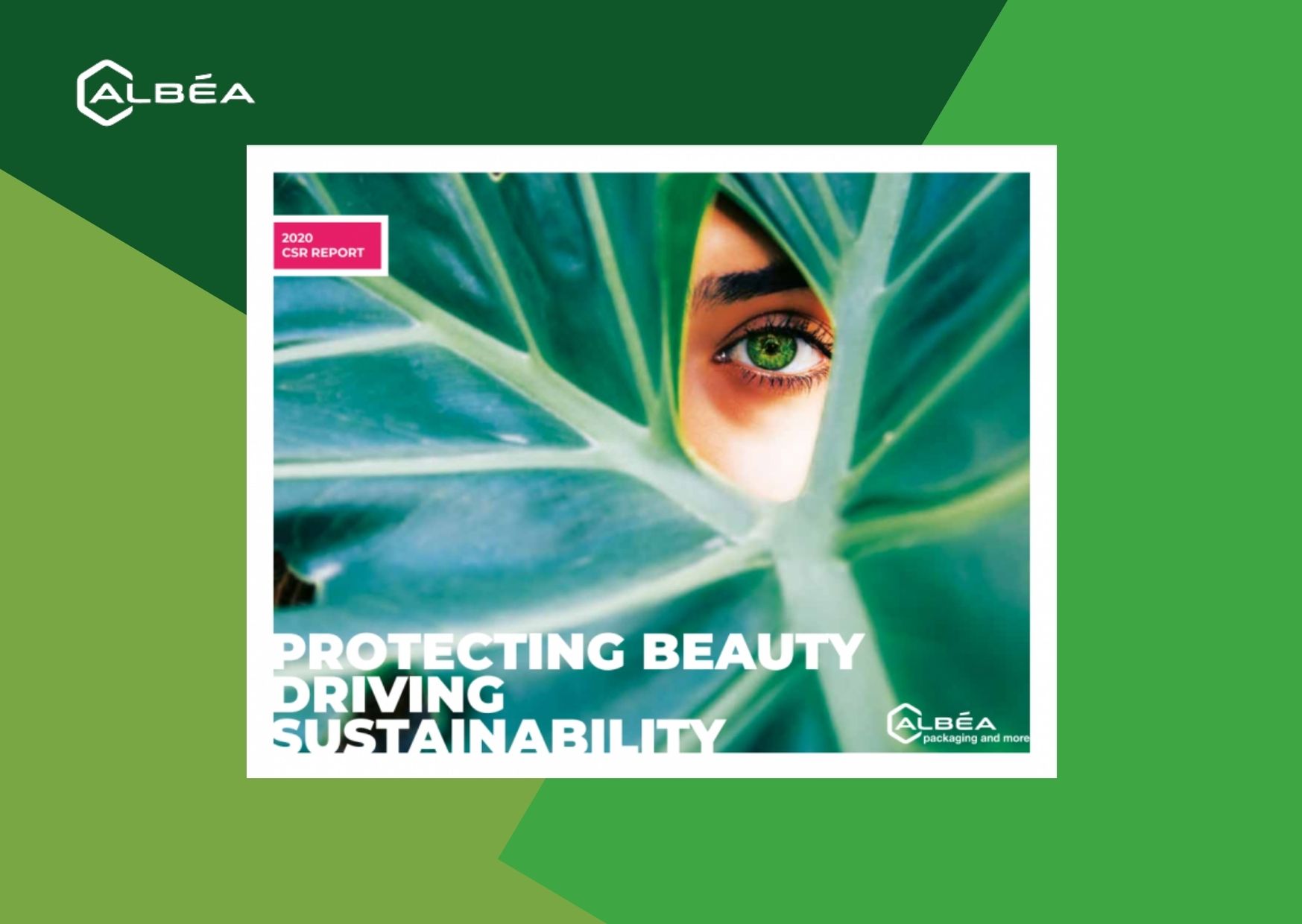 Albéa's 2020 CSR report is out! image