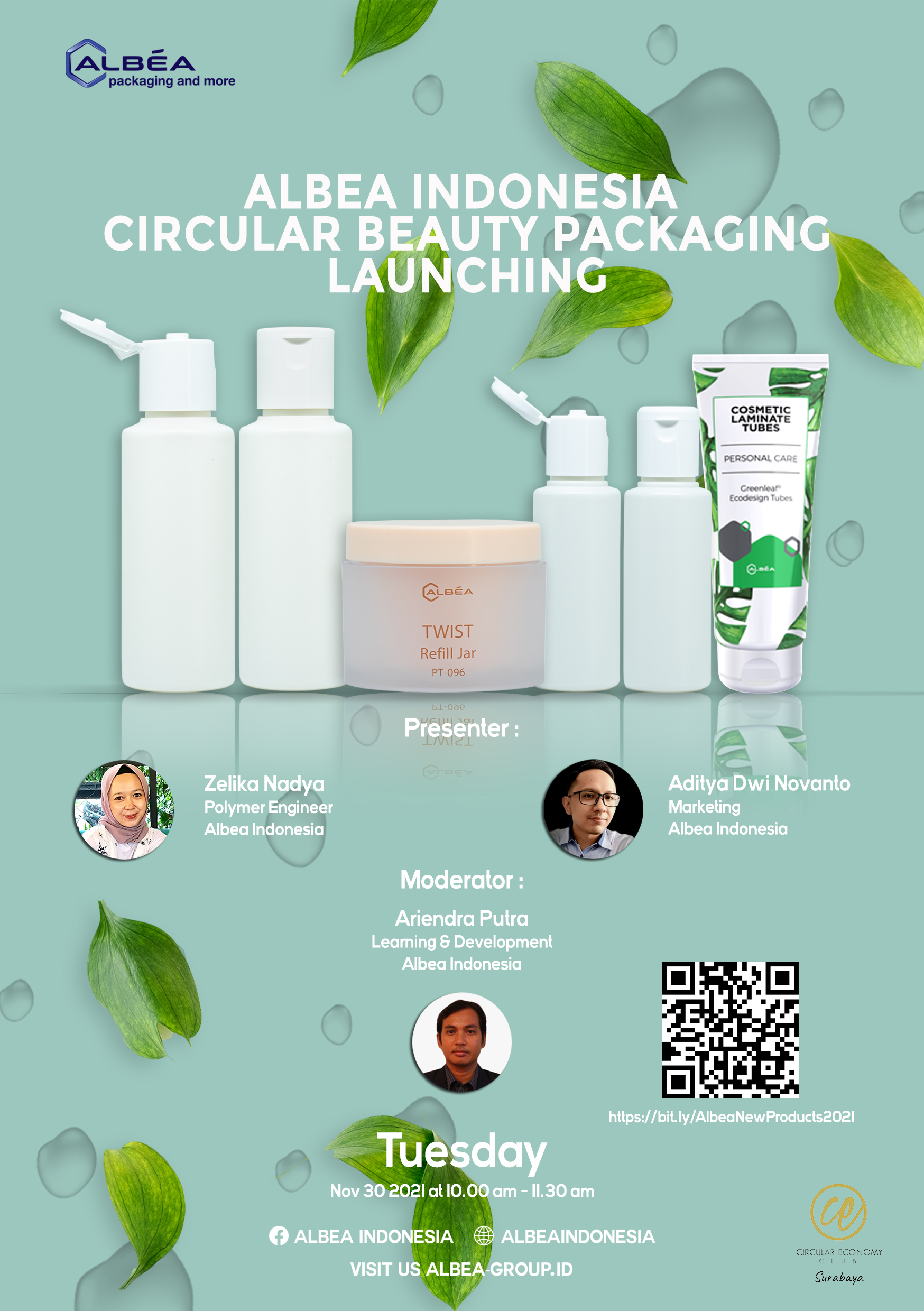 Circular Beauty Packaging Launching image