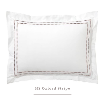 Extra 2 Pillow / Bolster Cases HS Oxford Stripes