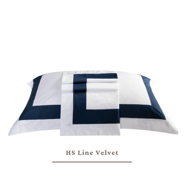Extra 2 Pillow / Bolster Cases HS Line Velvet