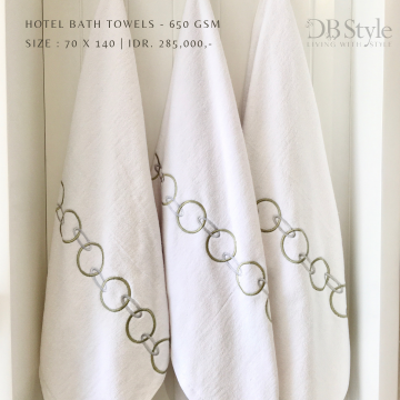 Omega Stripe - Bath Towels