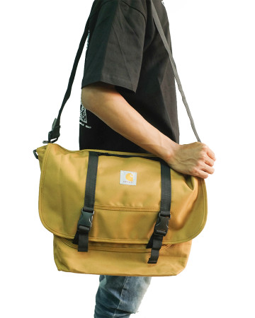 Carhartt Parcel Messenger Cross Body Shoulder Bag - Army - 61752