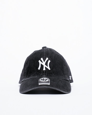 New Era 47 Mens New York Yankees Adjustable Snapback Hat - Black - 62040
