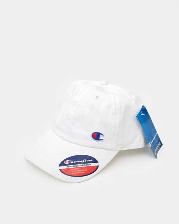 Champions Embroidered Initial Cap - White - 62093