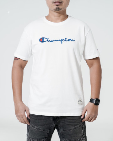 Champion Script Logo Tshirt - White - 766013