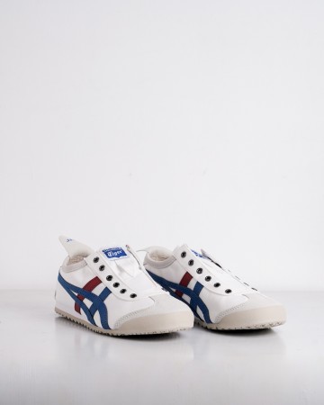 Onitsuka Tiger Mexico 66 Slip On-White/Blue-Red -13558