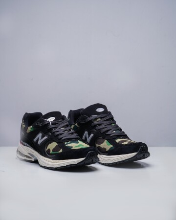 New Balance 2002R BAPE Black/Green Camo 13884