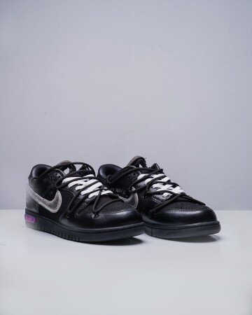 Nike Dunk LowOff-White Lot 50-Black/Metallic Silver-Black 13847