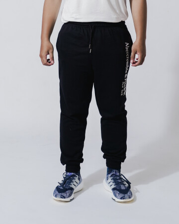 Abercrombie & Fitch Jogger Logo Sweet Pants Training Black - 62331