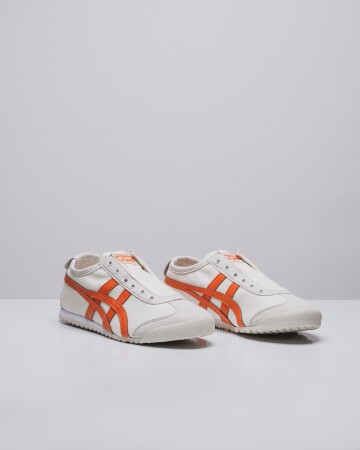 Onitsuka Tiger Mexico 66 Slip On Shoes-White/Orange 13853