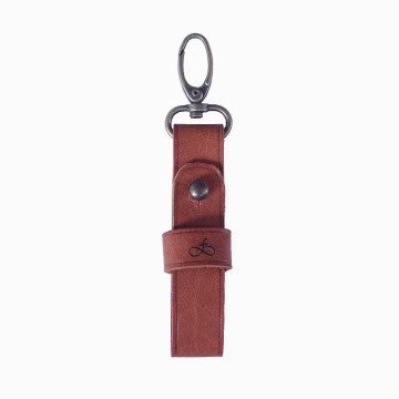 Leather Keychain Brown