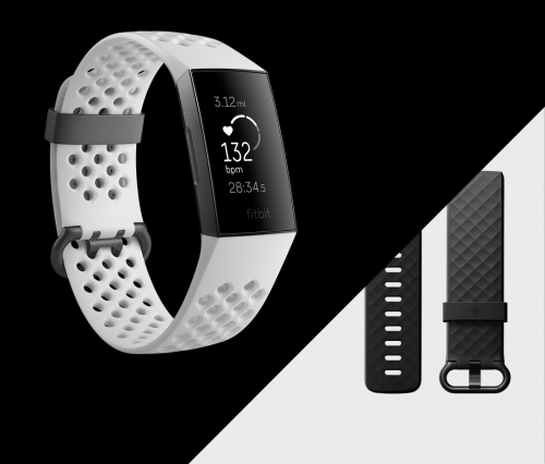 fitbit charge 3 frost white