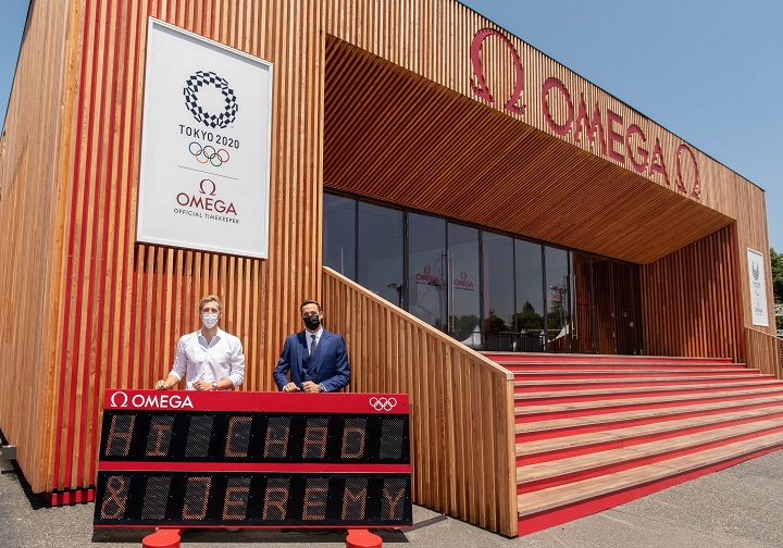OMEGA WELCOMES SWIMMING STARS image
