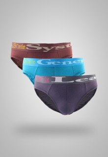 LGS Underwear - Purple/Blue/Brown / 3 Pcs