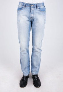 Slim Fit - Jeans - Light Blue - Ripped