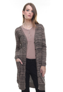 Sweater Wanita - Model Dress - Warna Corak - Coklat
