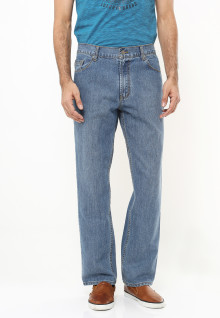Regular Fit - Premium Jeans - Basic Model - Biru