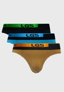 LGS Underwear - Blue/Brown/Black - 3 Pcs