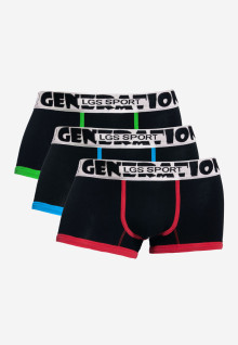 LGS Underwear - Red/Green/Blue - Boxer - 3 Pcs