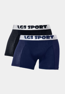 LGS Underwear - Blue/Black - Boxer - 2 Pcs