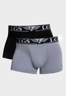 LGS Underwear - Black/Grey - 2 Pcs