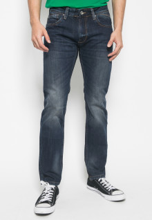 Jeans - Premium - Navy - Aksen Washed