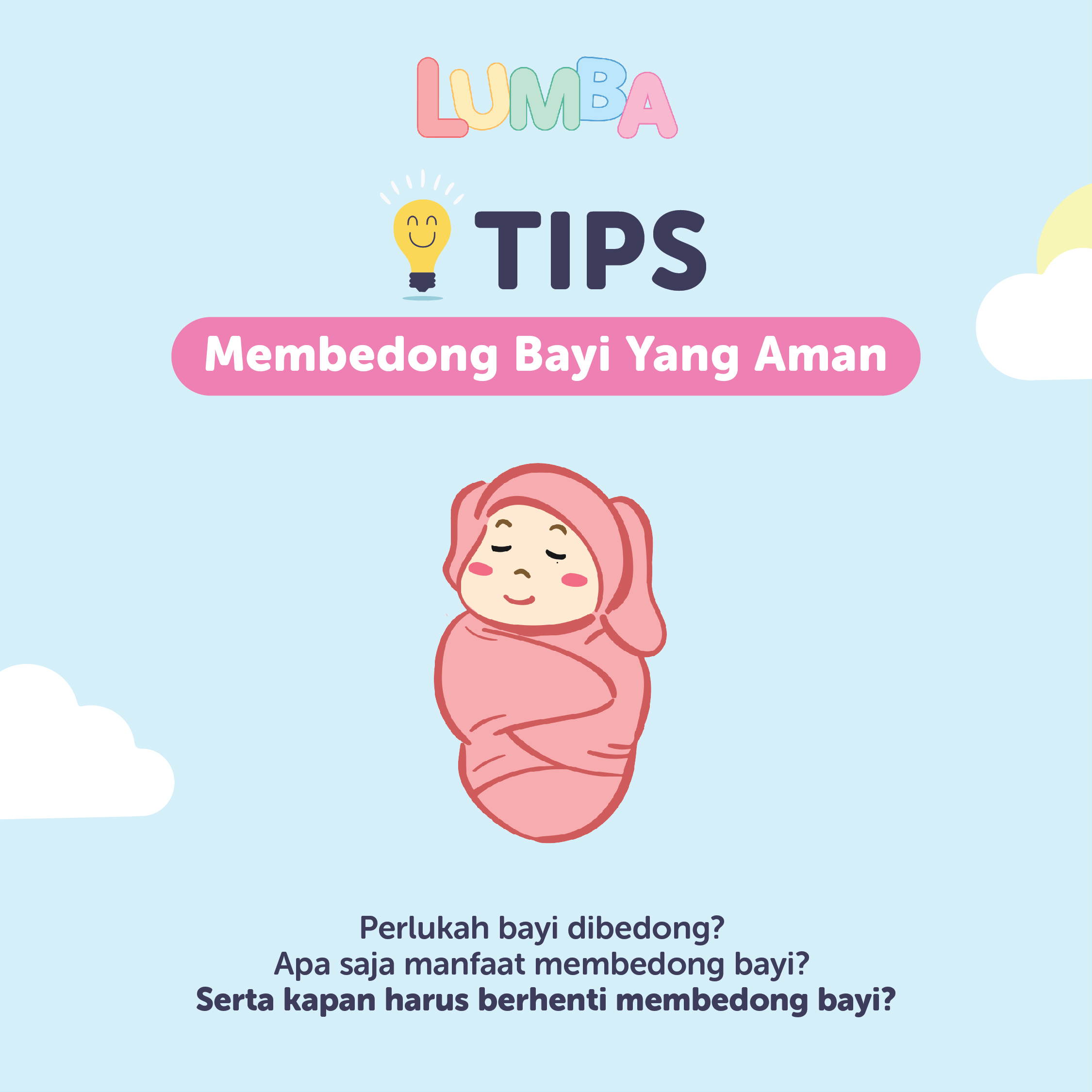 Tips Membedong Bayi Yang Aman