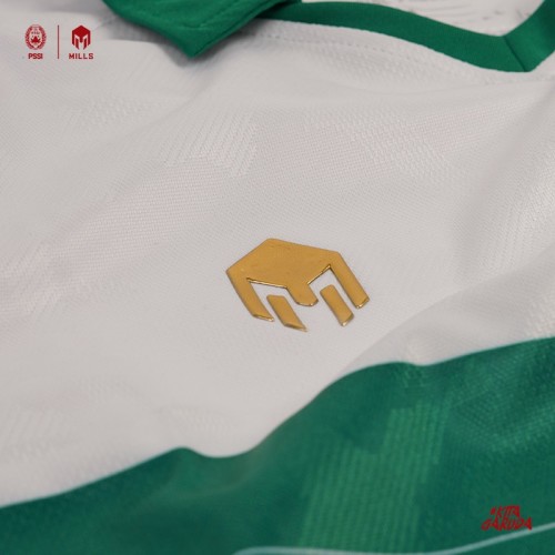 MILLS INDONESIA NATIONAL TEAM JERSEY AWAY PLAYER ISSUE 1018GR WHITE