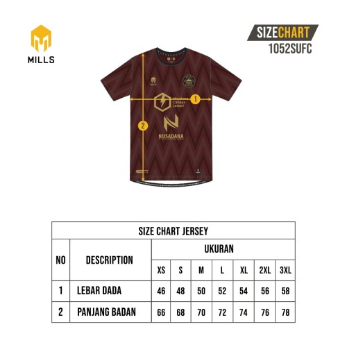 MILLS SULUT UNITED FC AWAY JERSEY BROWN 1052SUFC