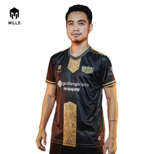 MILLS DEWA UNITED FC HOME JERSEY PLAYER ISSUE 2022 1130DUFC BLACK