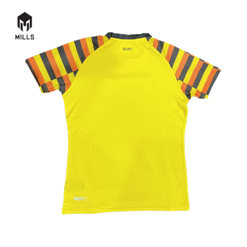 MILLS SULUT UNITED FC HOME JERSEY GK PLAYER ISSUE 1169SUFC YELLOW