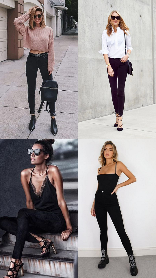 Black Skinny Jeans Outfits