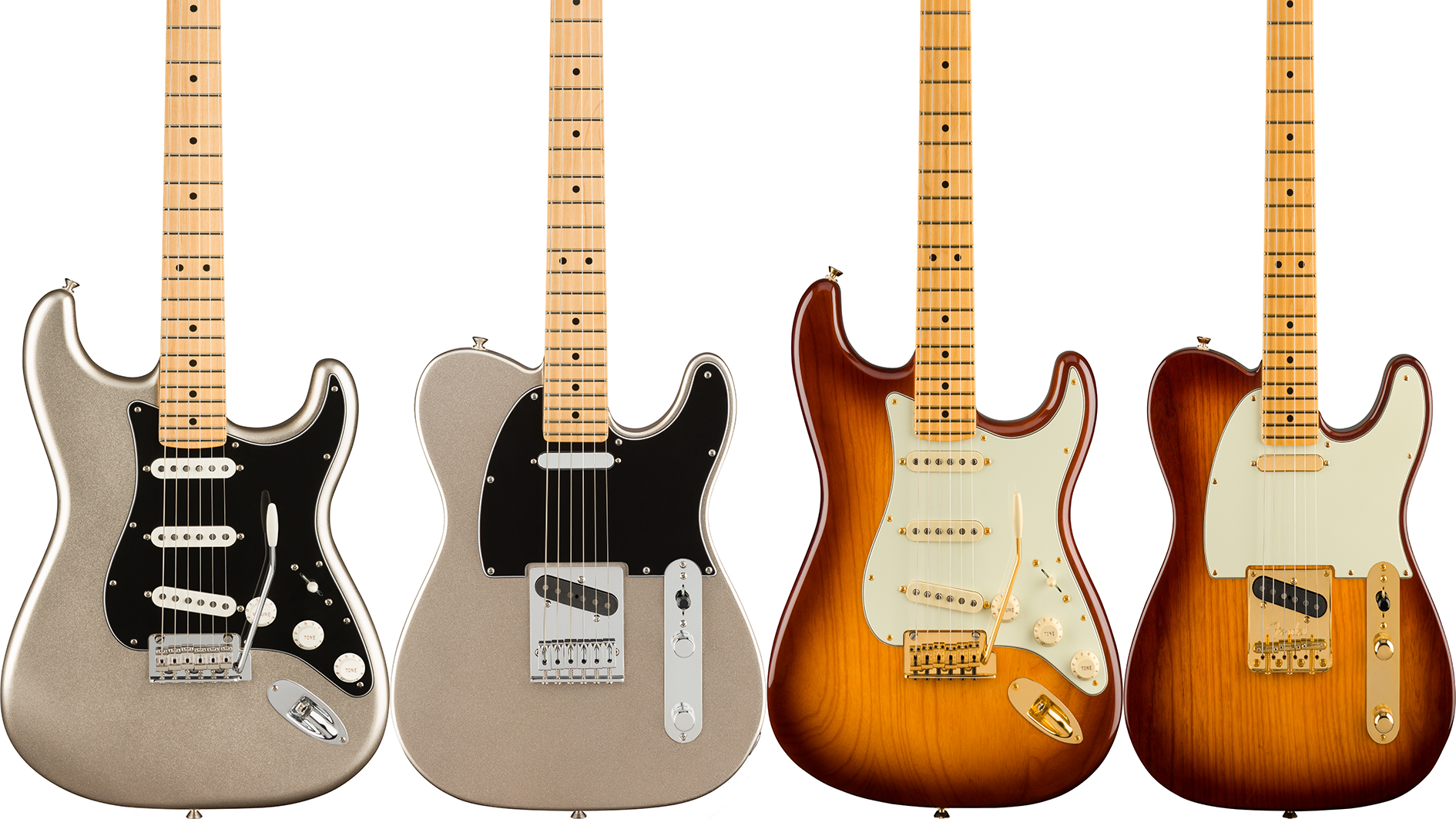 The Limited Edition Fender 75th Diamond Anniversary Stratocaster and Telecaster is Finally here!!! image