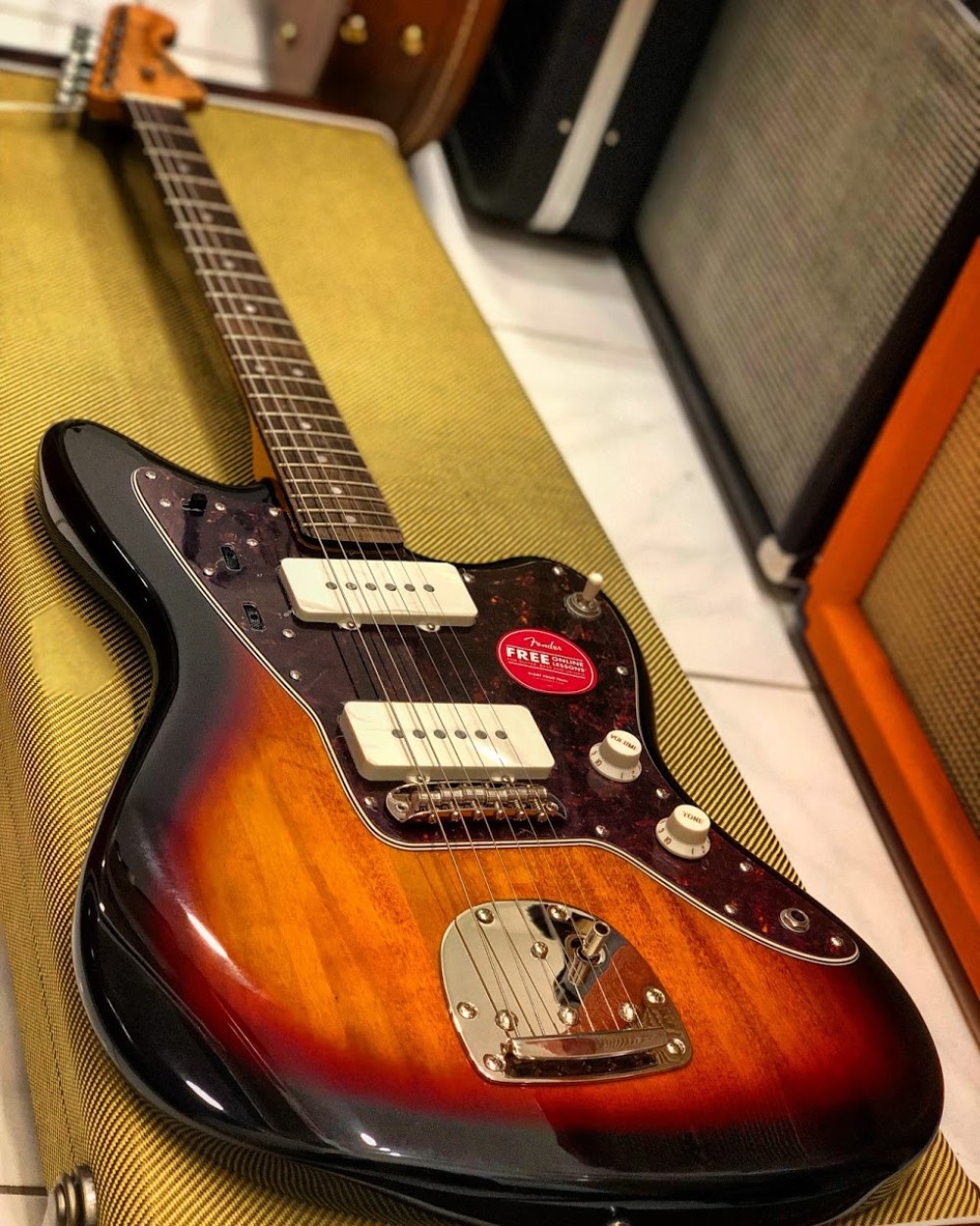 Free Squier Classic Vibe 60s Jazzmaster Electric Guitar