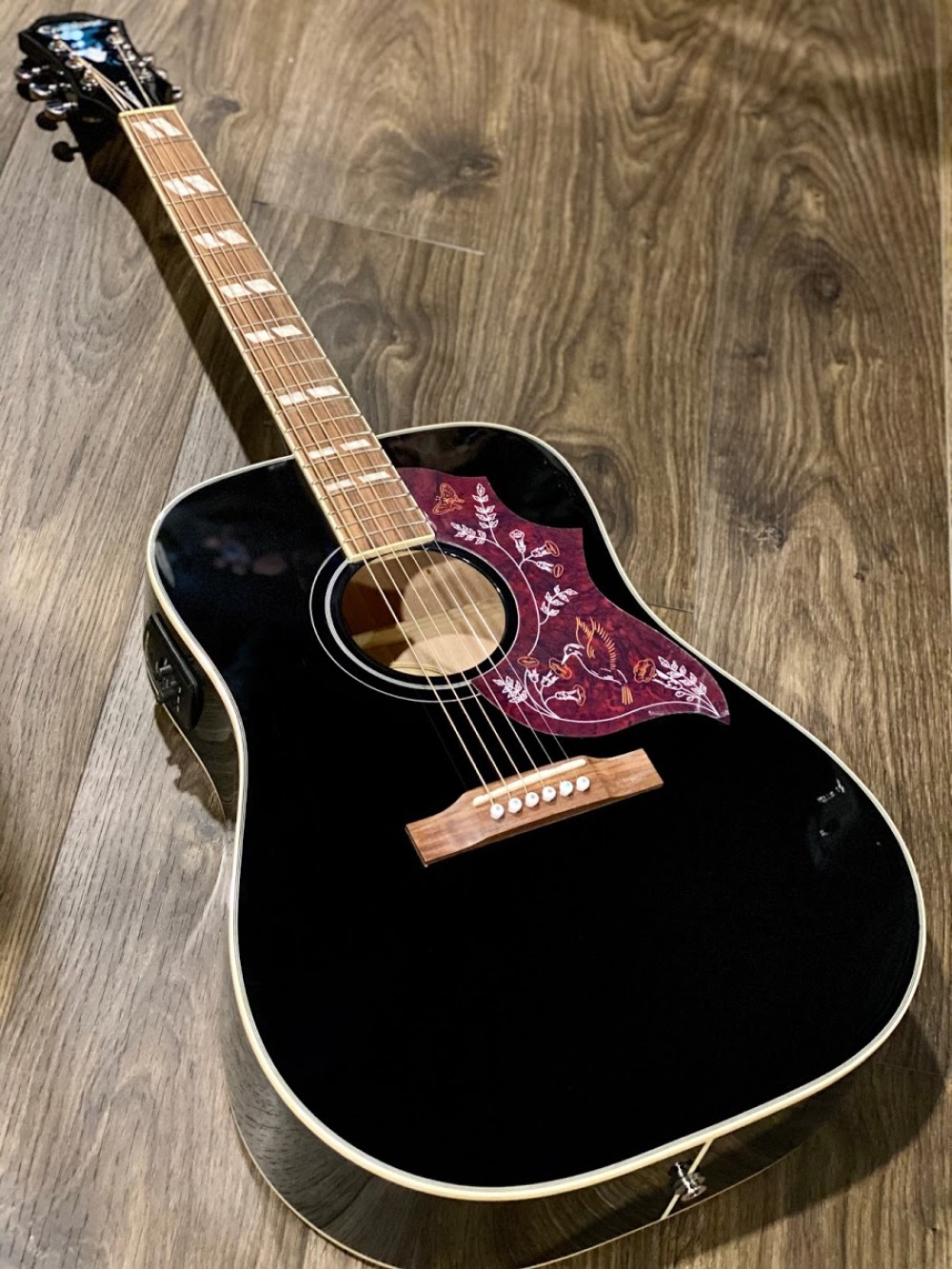 Epiphone Hummingbird PRO Acoustic-Electric Guitar Ebony 