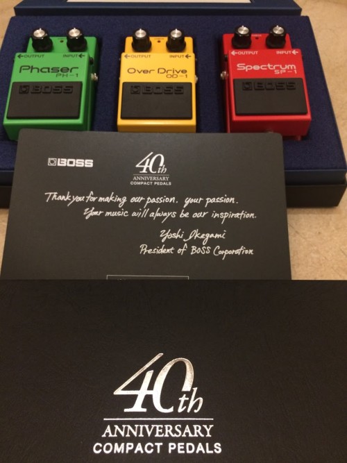 BOSS BOX-40 Pedal Anniversary Box Set