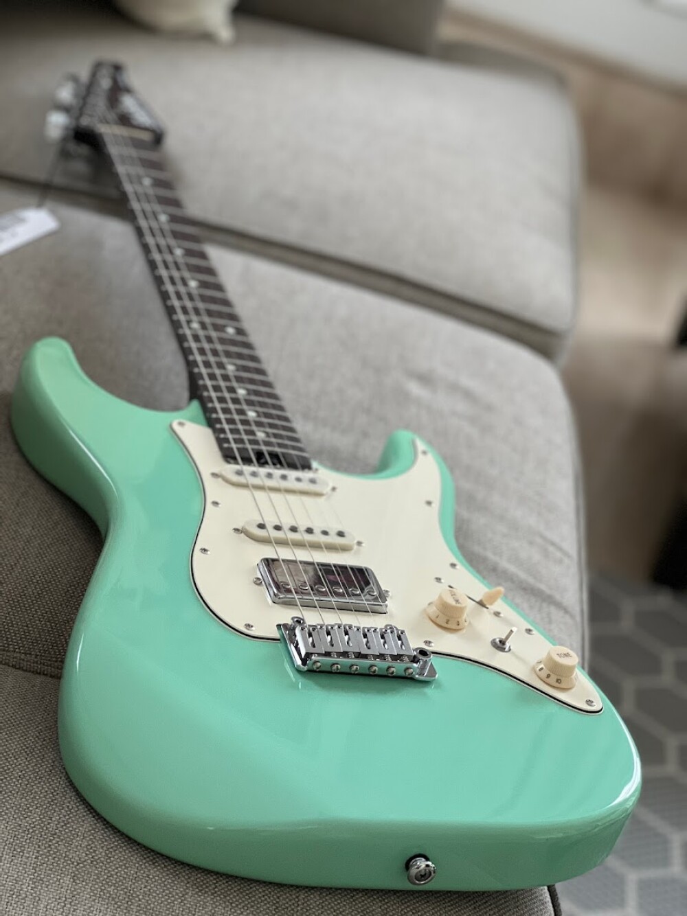 Soloking MS-11 Classic with One Piece Rosewood Neck in Surf Green ...
