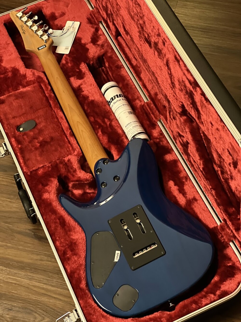 Ibanez Prestige AZS2200Q Electric Guitar - Royal Blue Sapphire - Floor  Model - 4549763287328