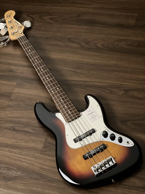Fender Japan Hybrid II Jazz Bass V Guitar with RW FB in 3-Color
