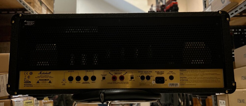 Amplificador Marshall Jcm900-4100 Cabezal De 100w Made In Uk Color Negro