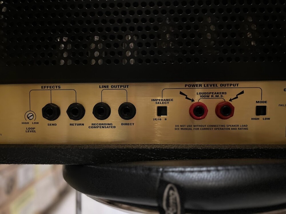 Amplificador Marshall Jcm900-4100 Cabezal De 100w Made In Uk Color Negro