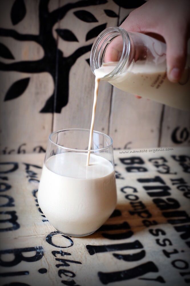 Raw Almond Milk Recipe And Chia Pudding image
