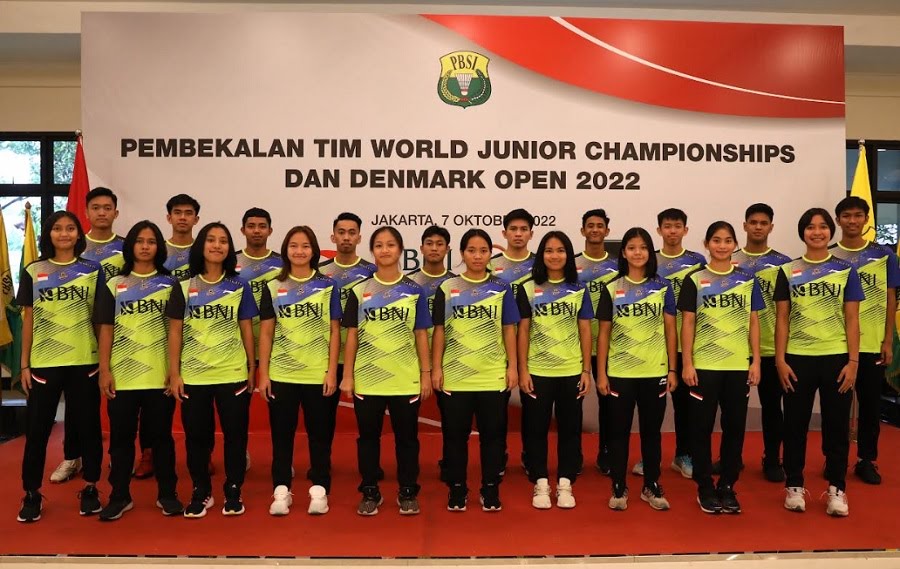 Resmi Dilepas ke Spanyol, Tim Bulutangkis Indonesia Targetkan Juara BWF World Junior Championship 20