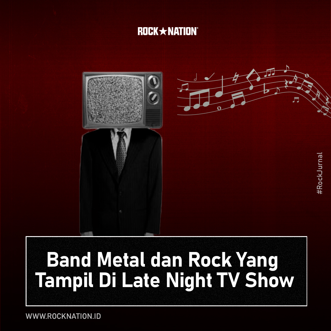 Band Metal dan Rock Yang Tampil Di Late Night TV Show image