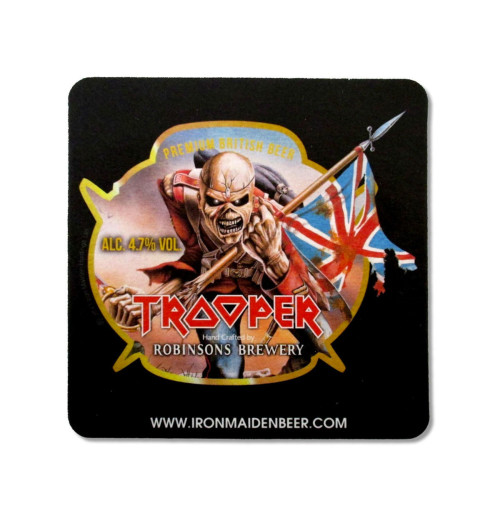 Iron Maiden - Trooper Beer Coaster